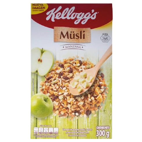 CEREAL KELLOGS 300G MUSLI MANZANA